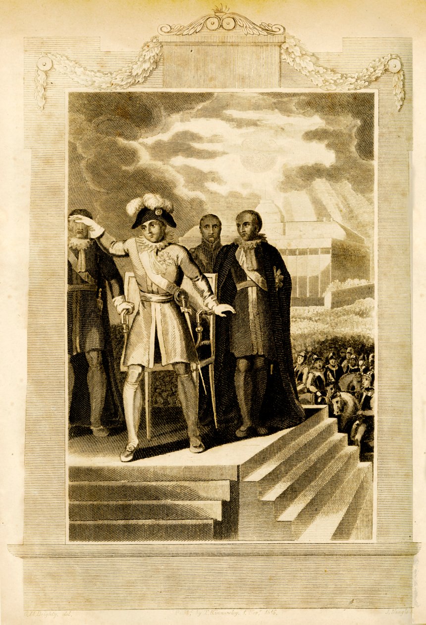 Buonaparte auf dem Feld im Mai von Unbekannt