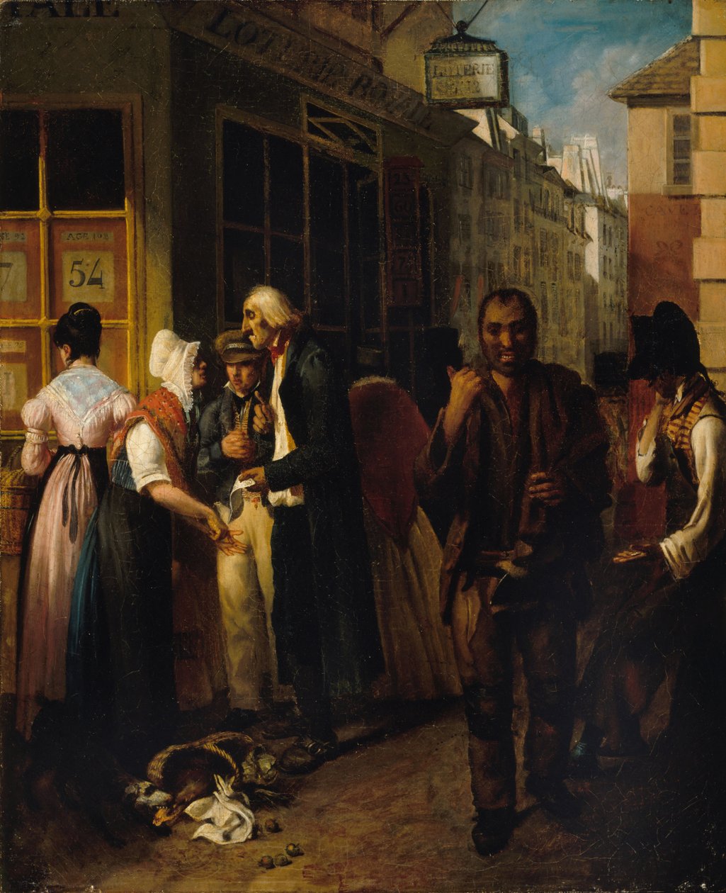 Bureau de la loterie royale sous la Restauration, 1820 von Unbekannt
