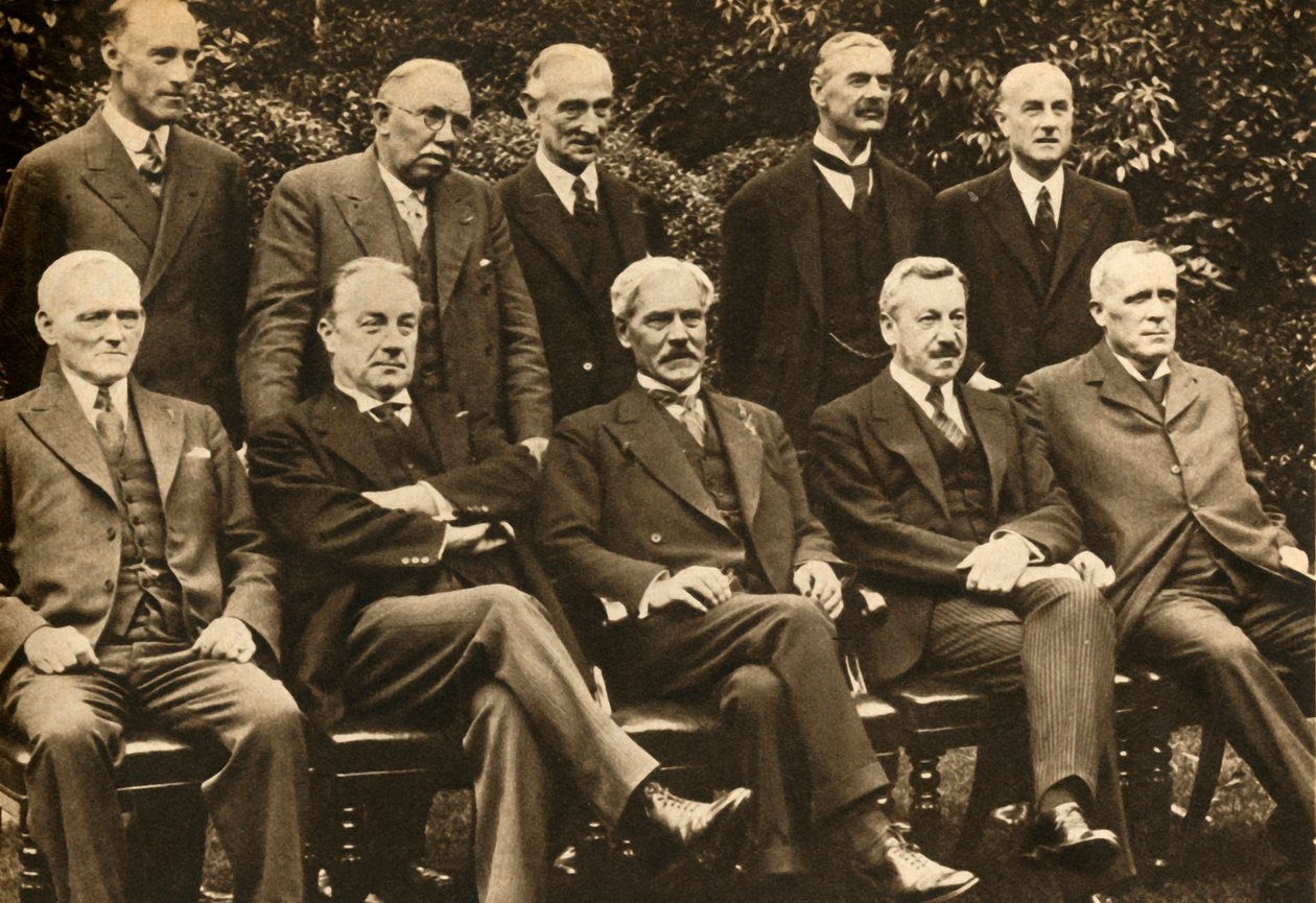 Kabinett der Nationalregierung, 1931, 1933 von Unbekannt