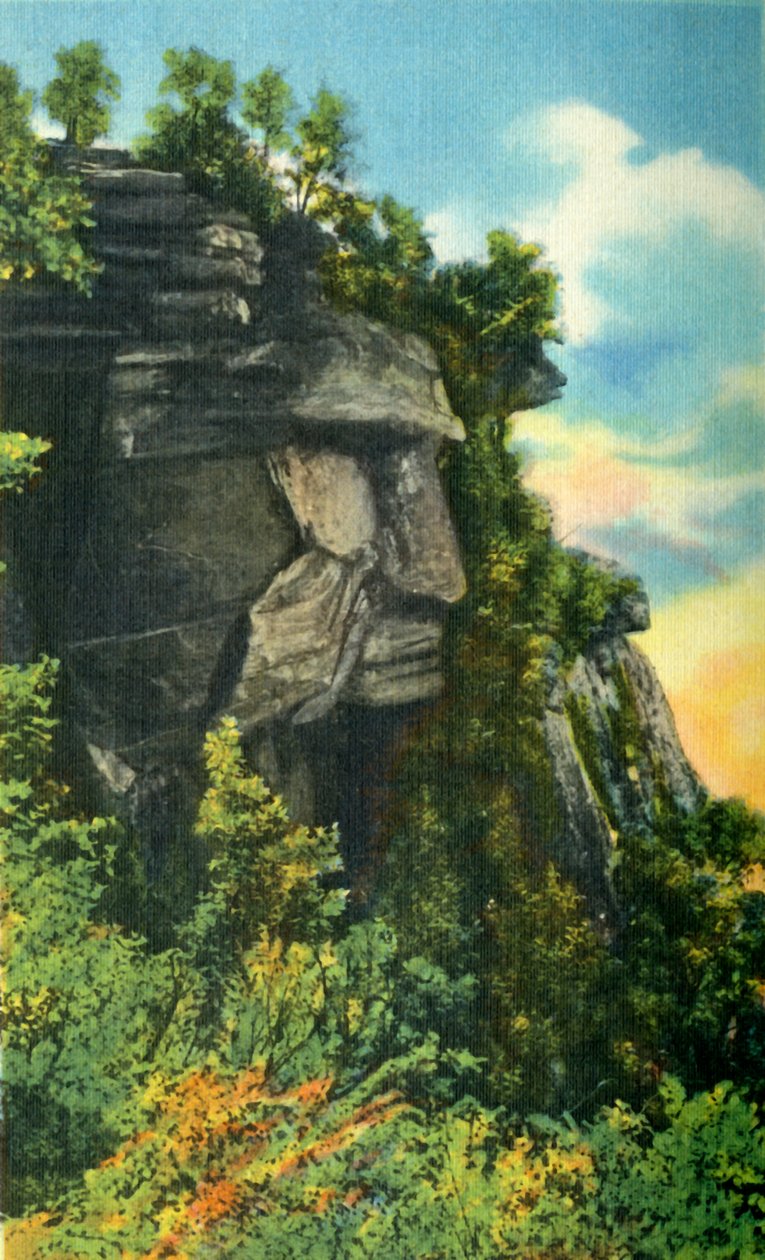 Caesars Head, Höhe 3.227 Fuß, höchster Punkt in South Carolina, 1942 von Unbekannt