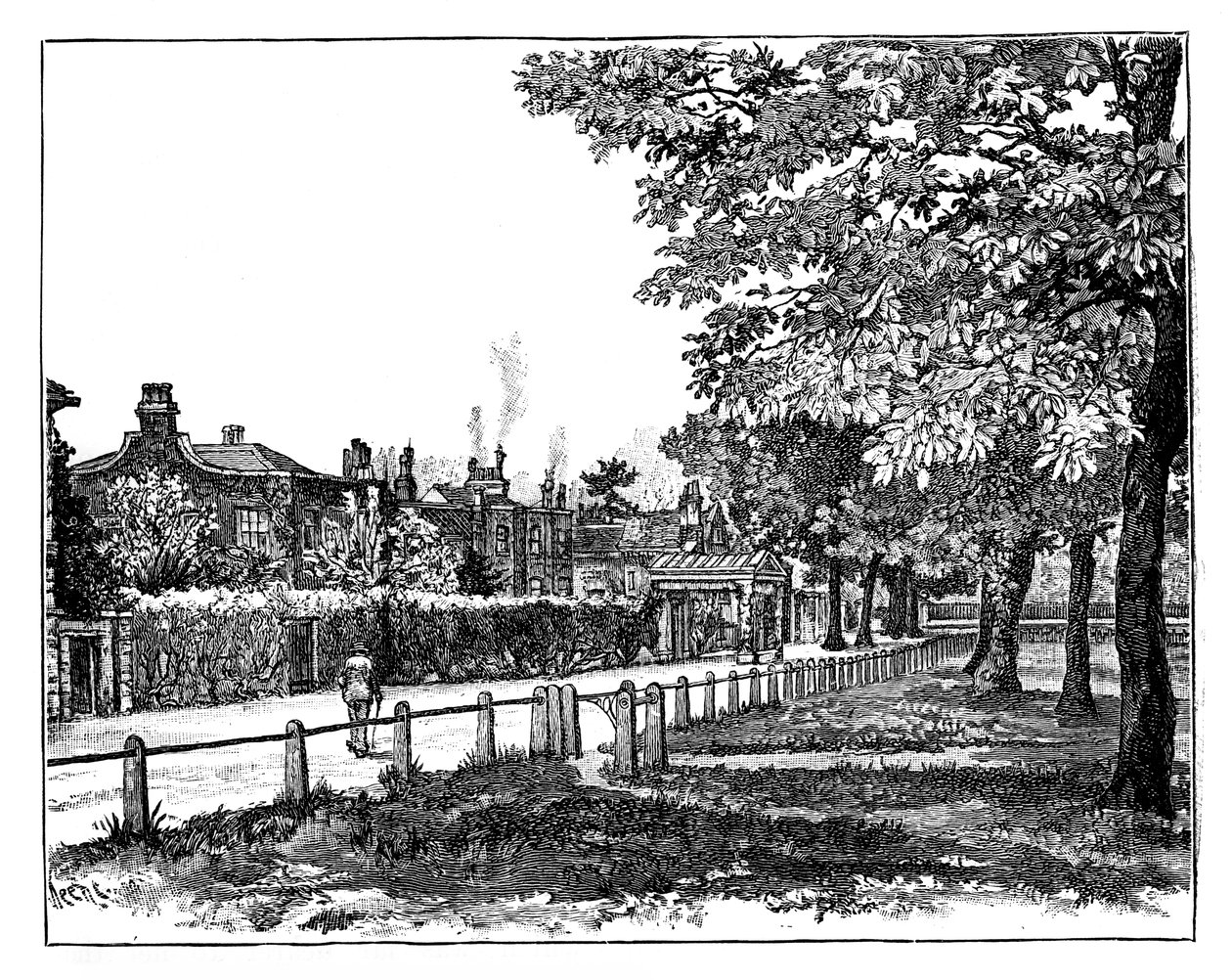 Cambridge Cottage, Kew, London von Unbekannt