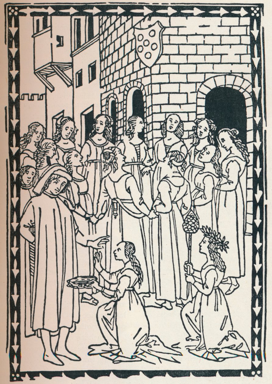 Canzone A Ballo, 1568, 1917 von Unbekannt