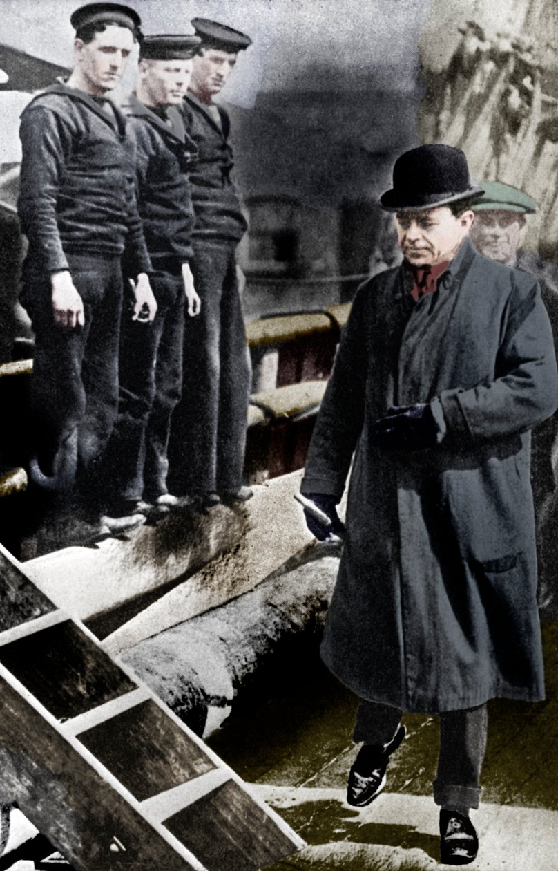 Kapitän Scott, britischer Polarforscher, auf der Terra Nova von Unbekannt