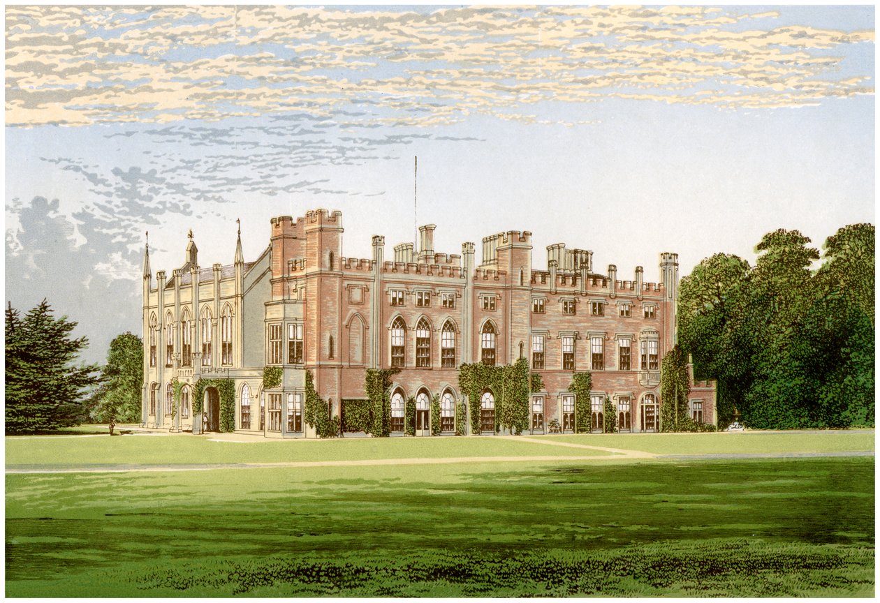 Cassiobury Park, Hertfordshire, Wohnsitz des Earl of Essex, ca. 1880 von Unbekannt