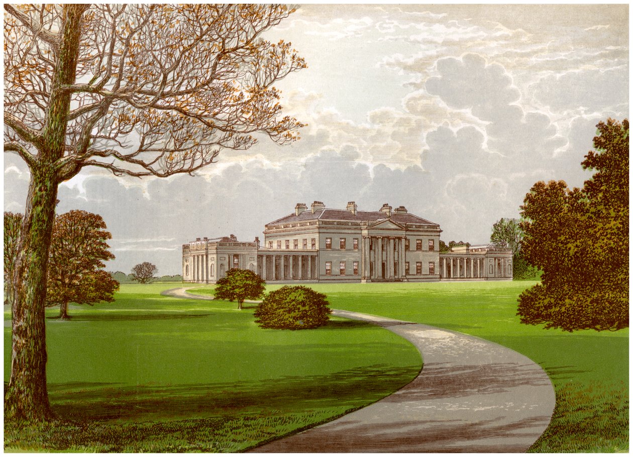 Castle Coole, Enniskillen, County Fermanagh, Heim des Earl of Belmore, ca. 1880 von Unbekannt