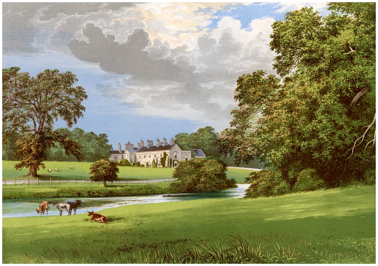 Schloss MacGarrett, County Mayo, Irland, Heimat von Lord Oranmore, ca. 1880 von Unbekannt