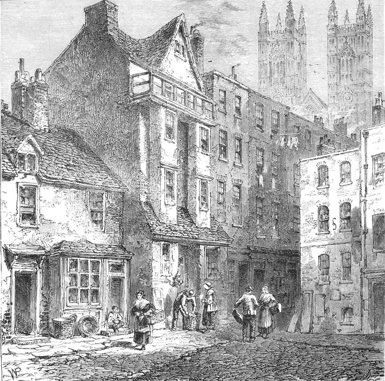 Caxtons Haus, Westminster, 1827 von Unbekannt