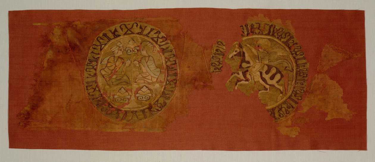 Himmlisches Bankett, aus dem Grab von Bischof Gurb, 1200-1284 von Unbekannt