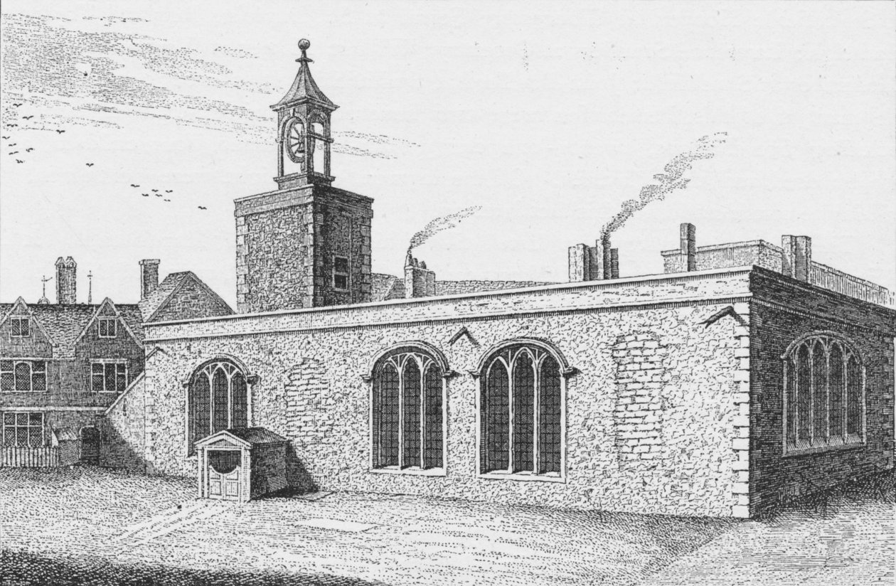 Kapelle Royal von St. Peter ad Vincula, mit Blick auf Tower Green, London von Unbekannt