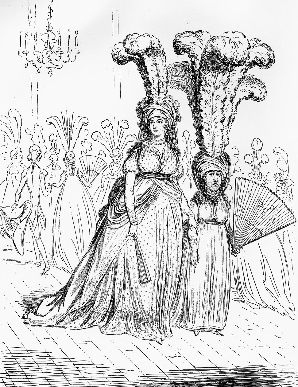 Charaktere im hohen Leben..., 1795 von Unbekannt