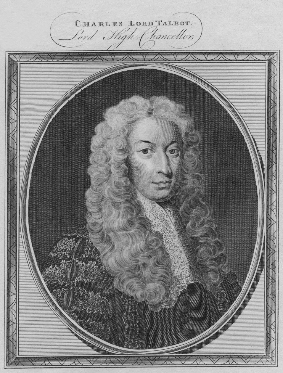 Charles Lord Talbot, Lord High Chancellor, 1786 von Unbekannt