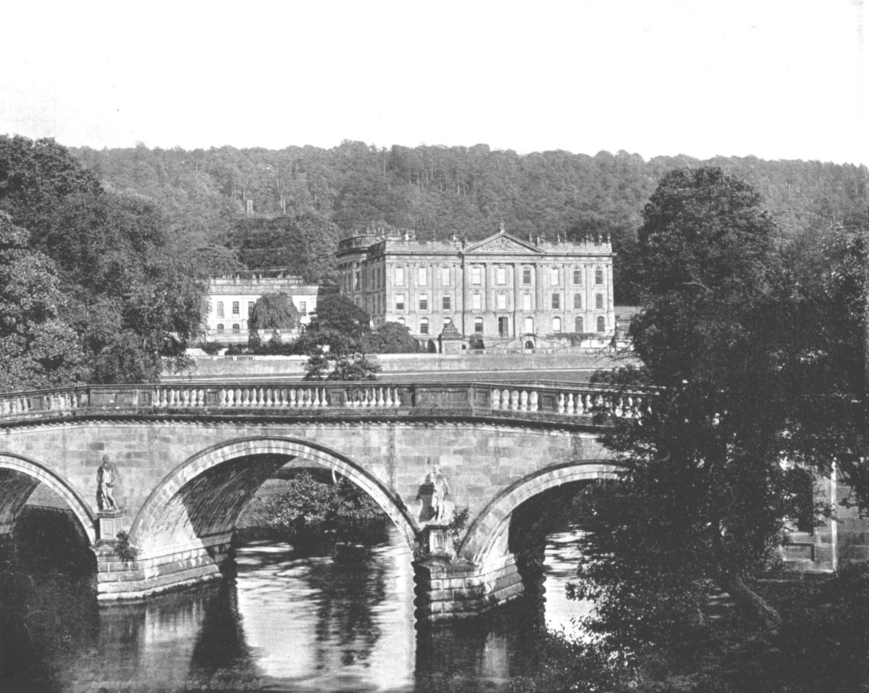 Chatsworth House, Derbyshire, 1894 von Unbekannt