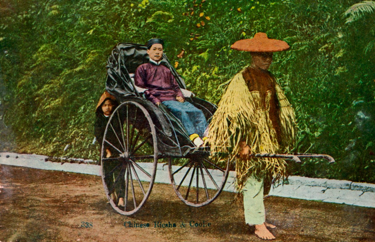 Chinesische Rikscha, 20. Jahrhundert von Unbekannt
