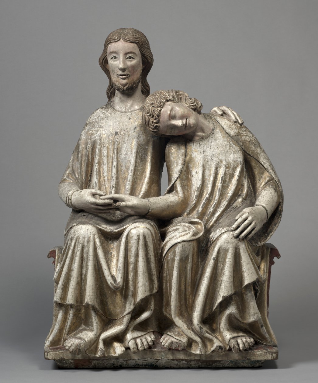Christus und der heilige Johannes der Evangelist, 1300-1320 von Unbekannt