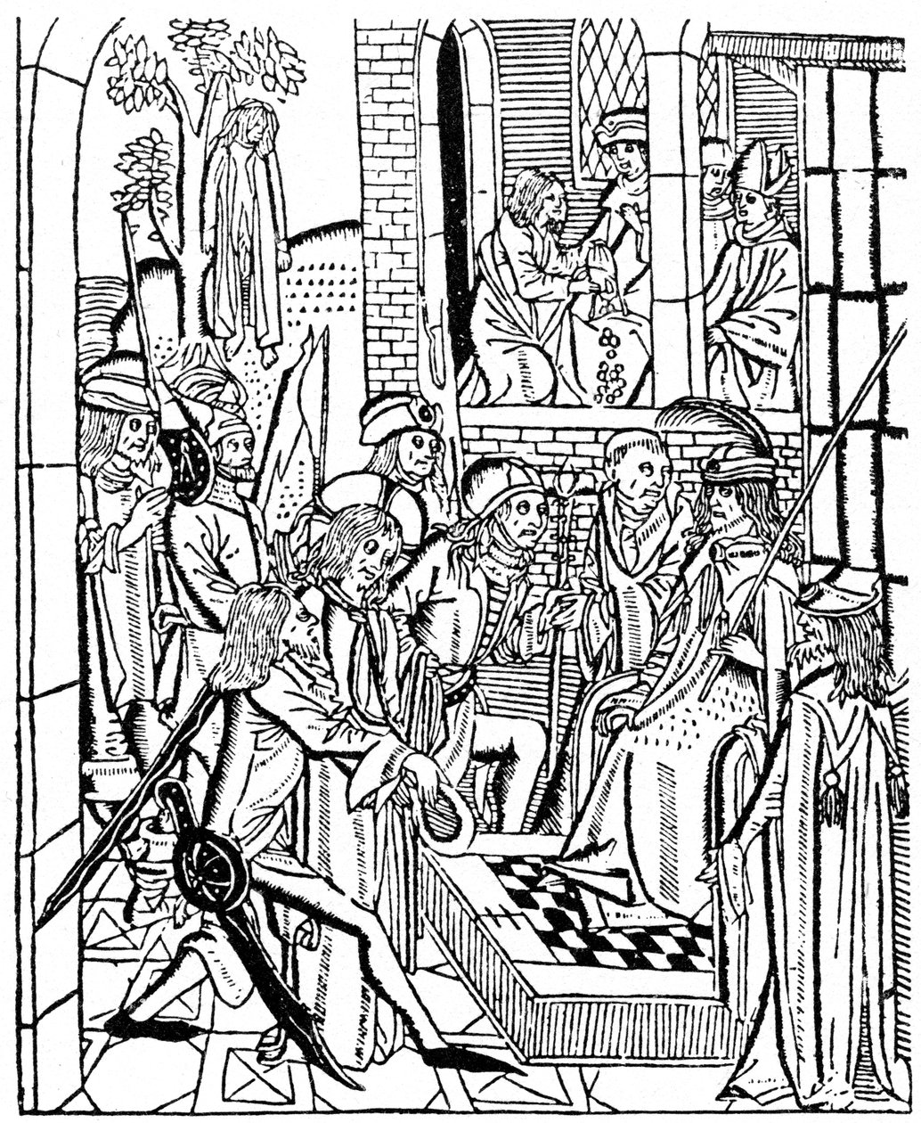 Christus vor Pilatus, 1488 1964 von Unbekannt