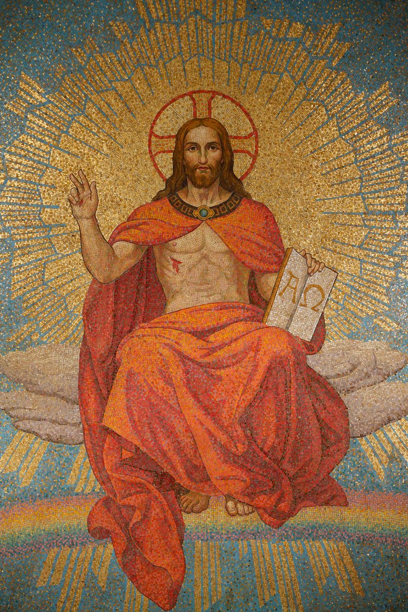 Christus in Majestät - Kirche St. Alphonsus Liguori, Rom, Italien von Unbekannt