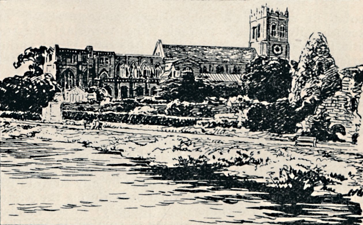 Christchurch Priory, 1929 von Unbekannt
