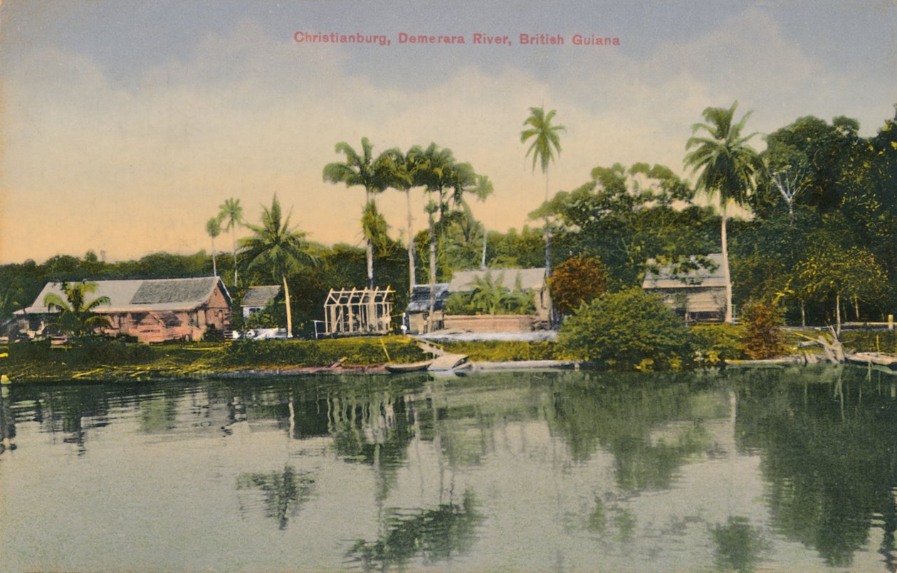 Christianburg, Demerara-Fluss, Britisch-Guayana, frühes 20. Jahrhundert von Unbekannt