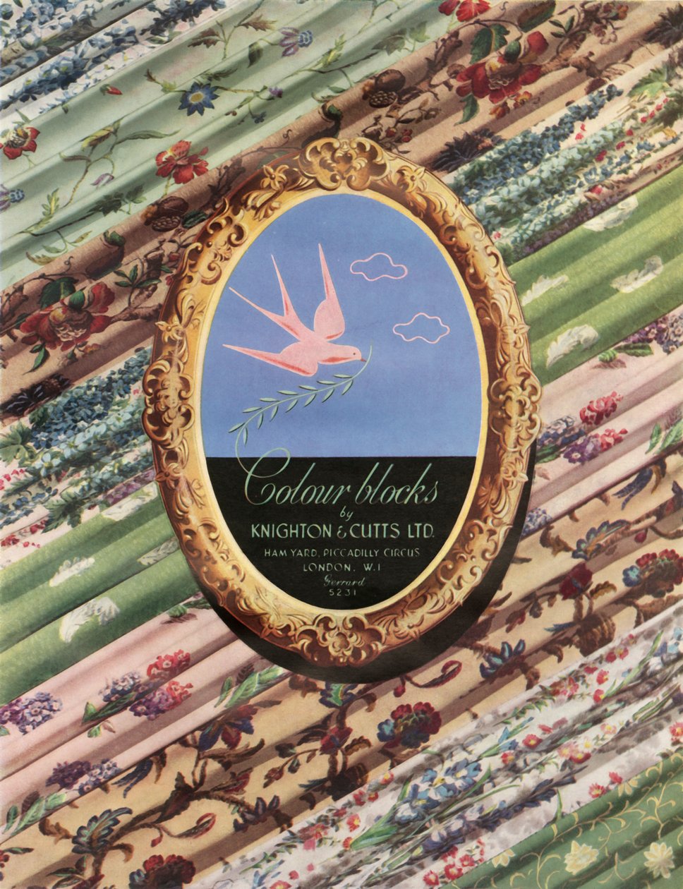 Farbblöcke von Knighton & Cutts Ltd, 1941 von Unbekannt