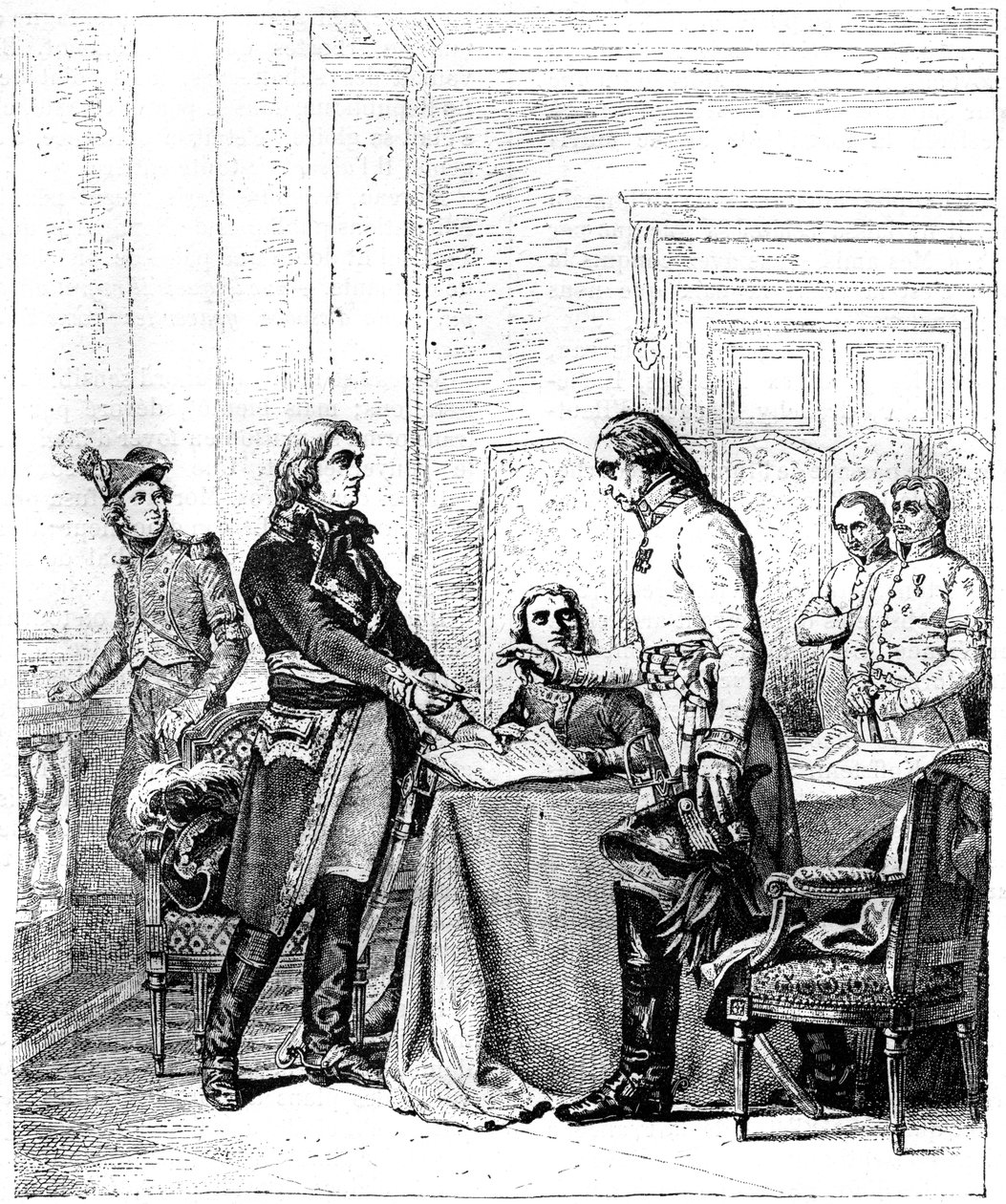 Konvention nach der Schlacht von Marengo, Italien, 15. Juni 1800, 1882-1884 von Unbekannt