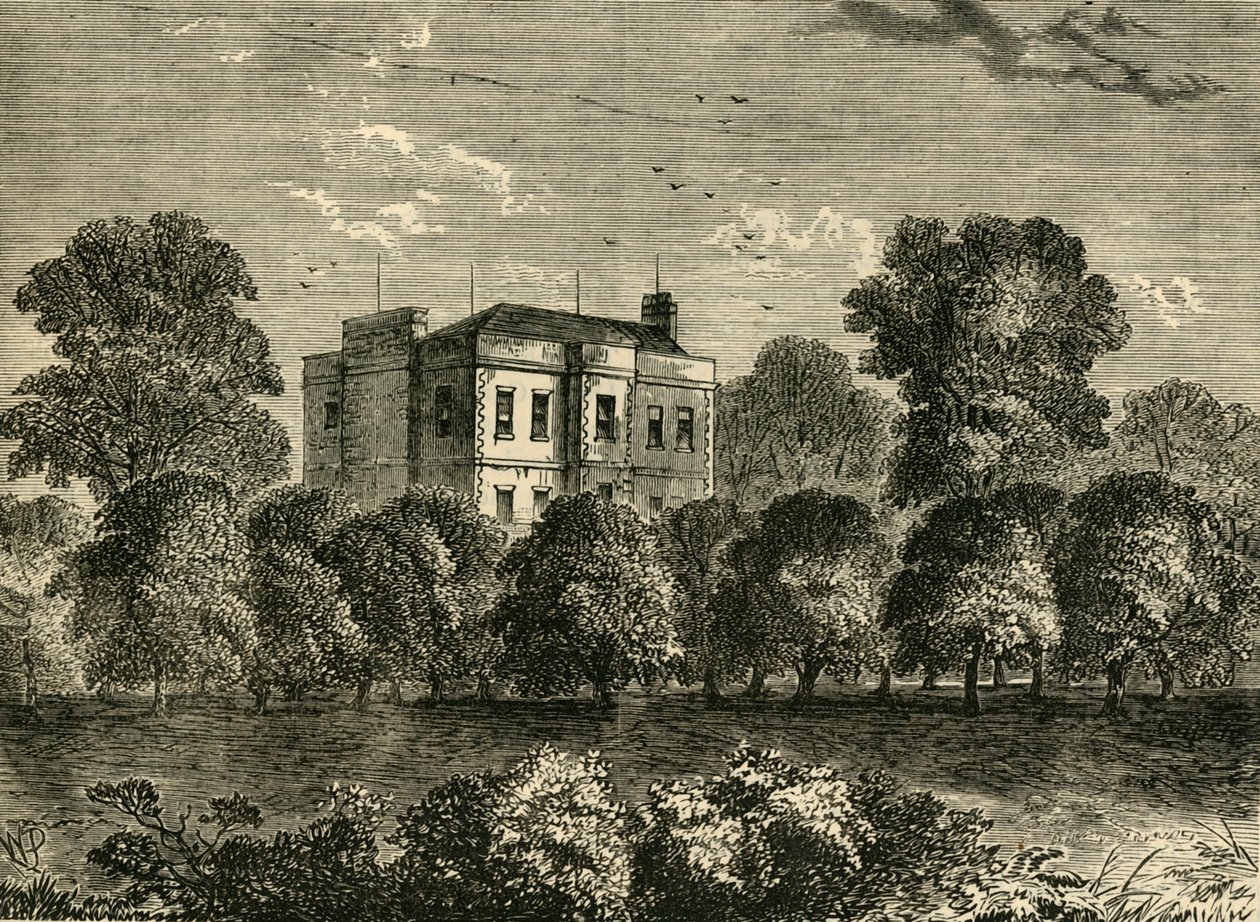 Haus von Stadtrat Agar, Somers Town, 1830, um 1876 von Unbekannt