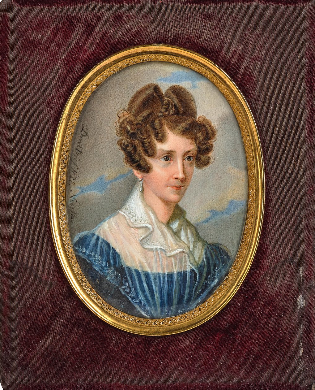 Gräfin Emilie Troubetzkoy, geborene Prinzessin zu Sayn Wittgenstein 1801-1869, 1828 von Unbekannt