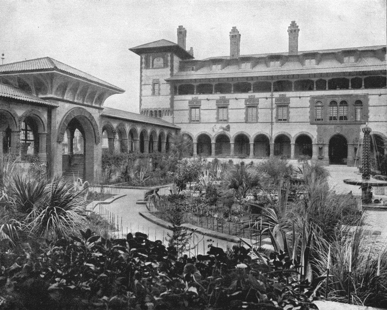 Hof von Ponce de Leon, St. Augustine, Florida, USA, ca. 1900 von Unbekannt