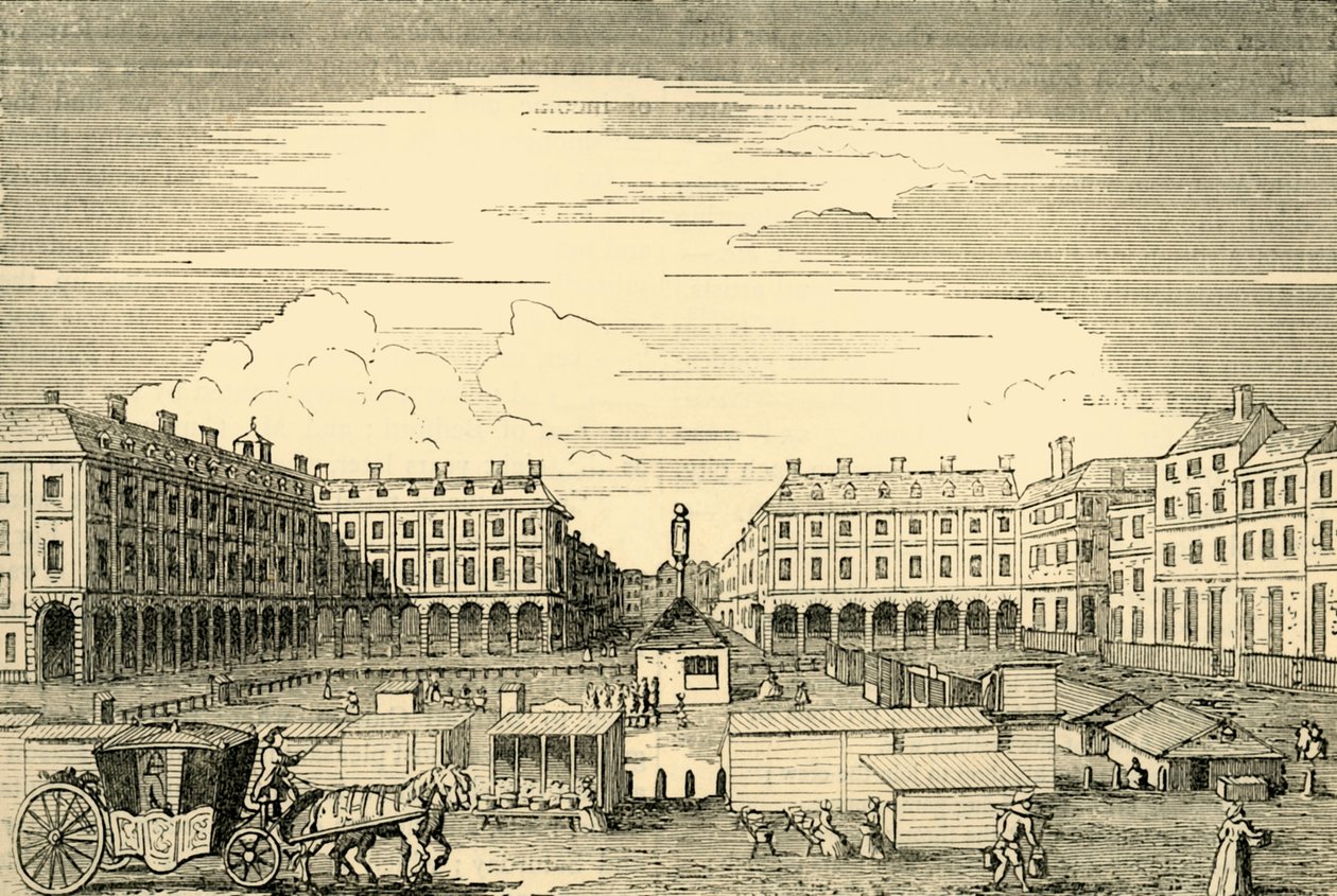 Covent Garden Market, Blick nach Osten von Unbekannt