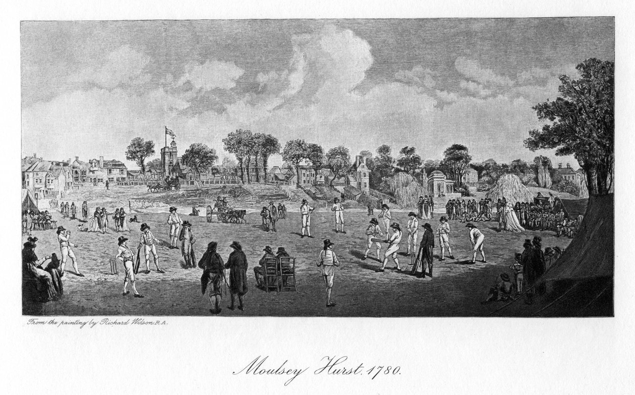 Cricket in Moulsey Hurst von Unbekannt