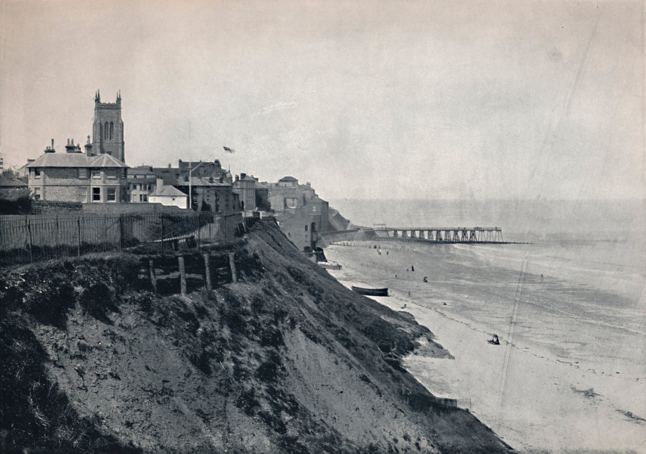 Cromer - Die Kirche auf den Klippen, 1895 von Unbekannt