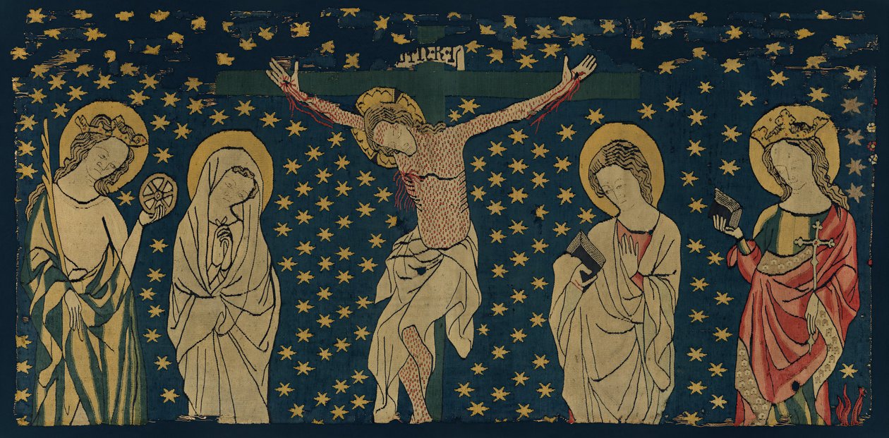 Kreuzigung, Deutsch, ca. 1325-50 von Unbekannt