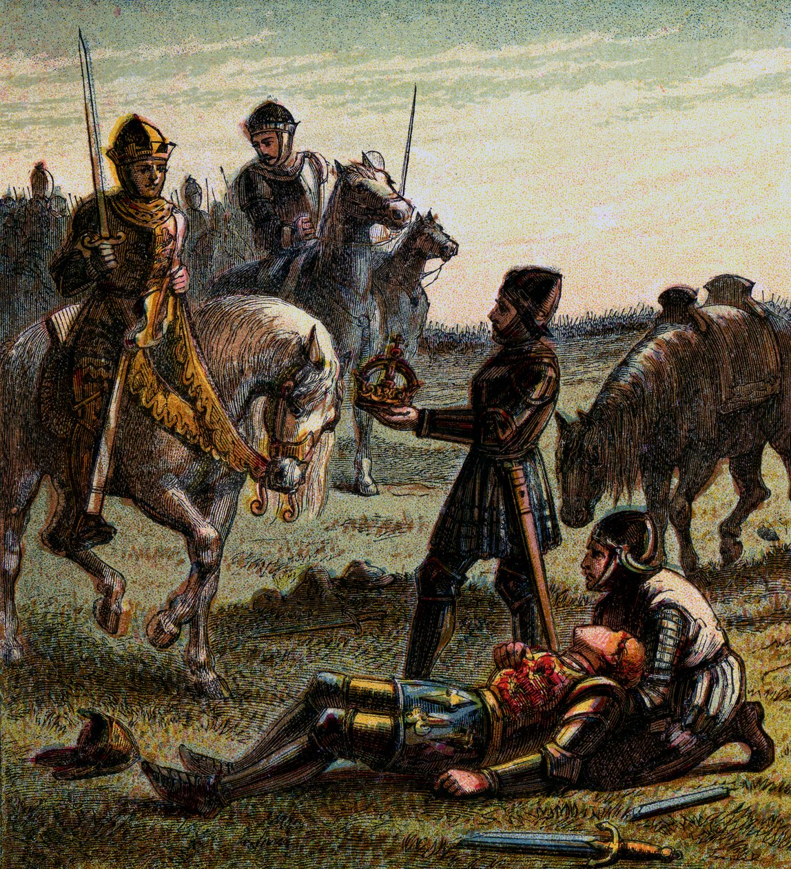 Tod von Richard III., 1485, um 1850 von Unbekannt