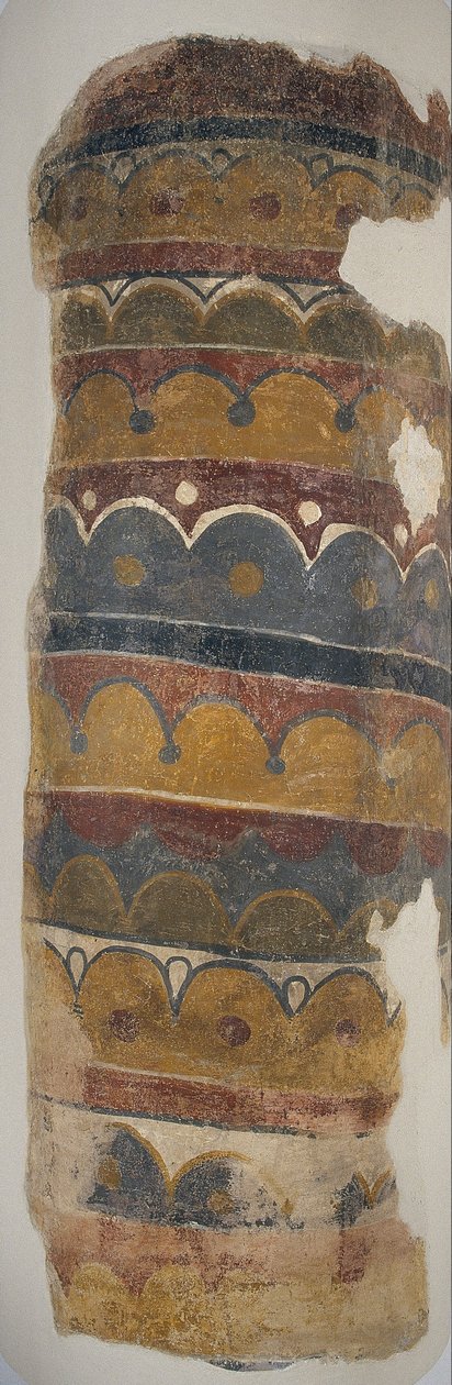 Dekorierter Schaft aus Santa Maria de Taüll von Unbekannt