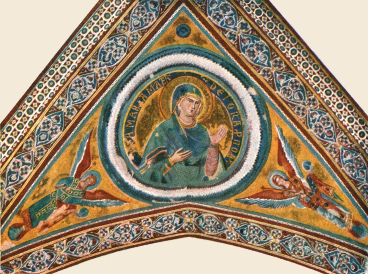 Dekoration in der Basilika des Heiligen Franziskus, Assisi, Italien, 1928 von Unbekannt