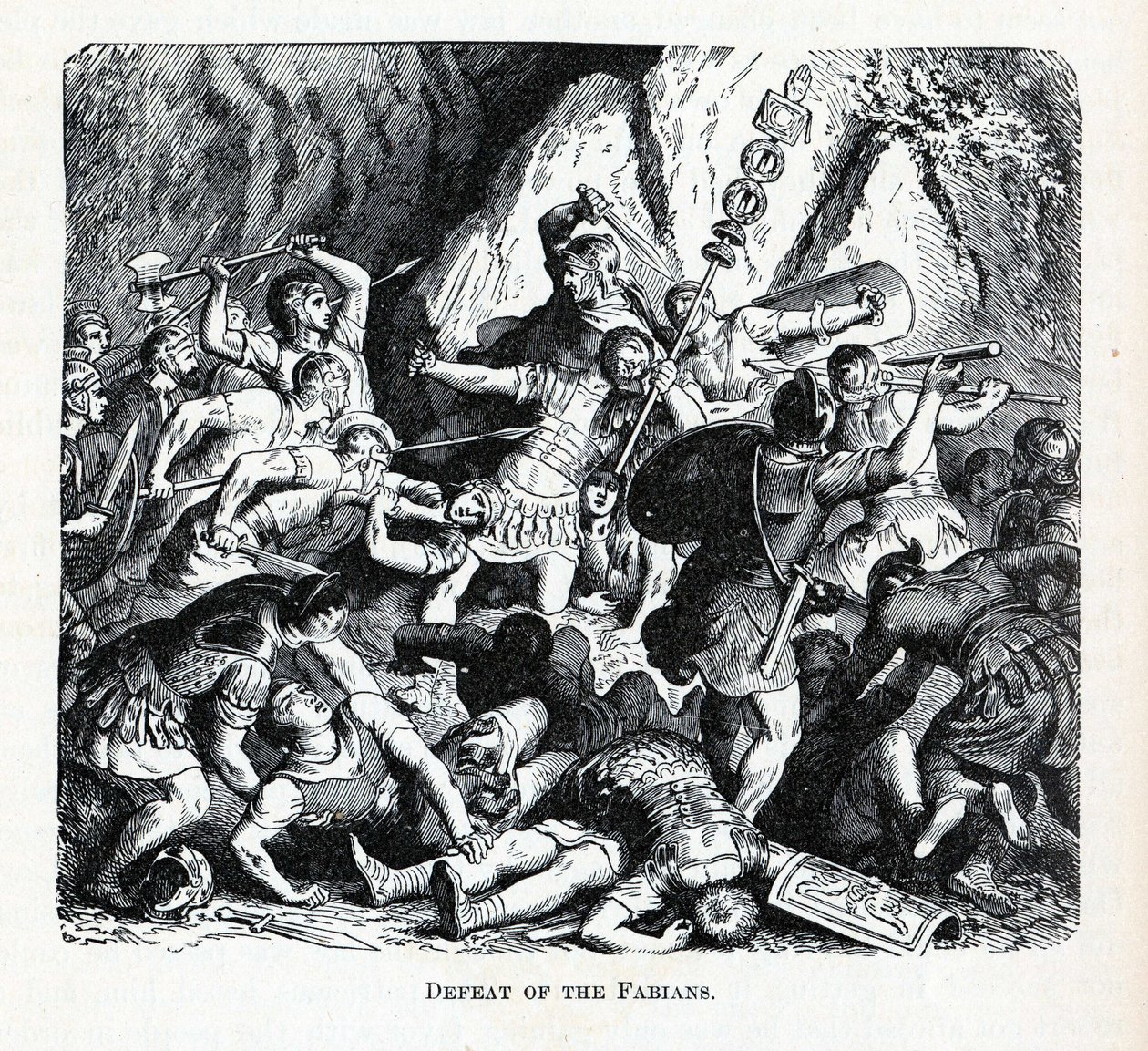 Niederlage der Fabier, 1882 von Unbekannt