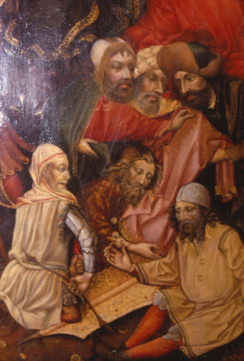 Detail der Kreuzigung, Frankfurt, Westdeutschland, 1430 von Unbekannt
