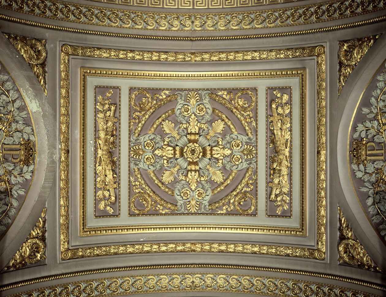 Detail einer Kuppel, Galerie des Batailles, Schloss Versailles, Frankreich von Unbekannt