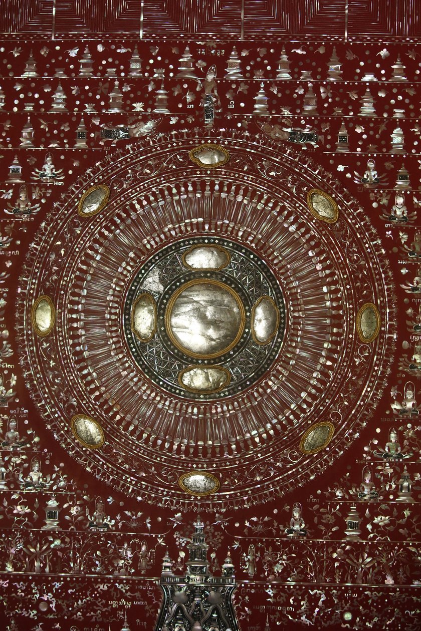 Dharmarad in Wat Chedi Luang, Chiang Mai, Thailand von Unbekannt