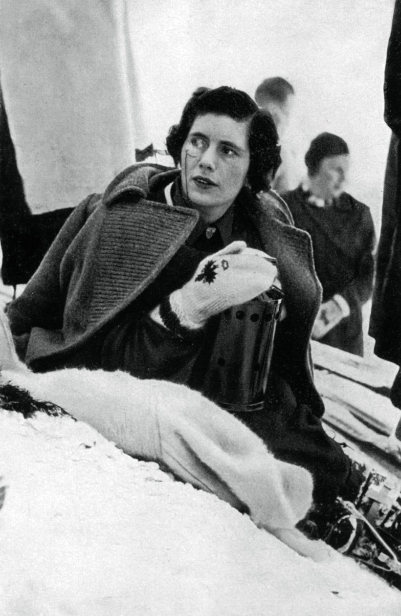 Diana Gordon Lennox, kanadische Skifahrerin, Olympische Winterspiele, Garmisch-Partenkirchen, Deutschland, 1936 von Unbekannt