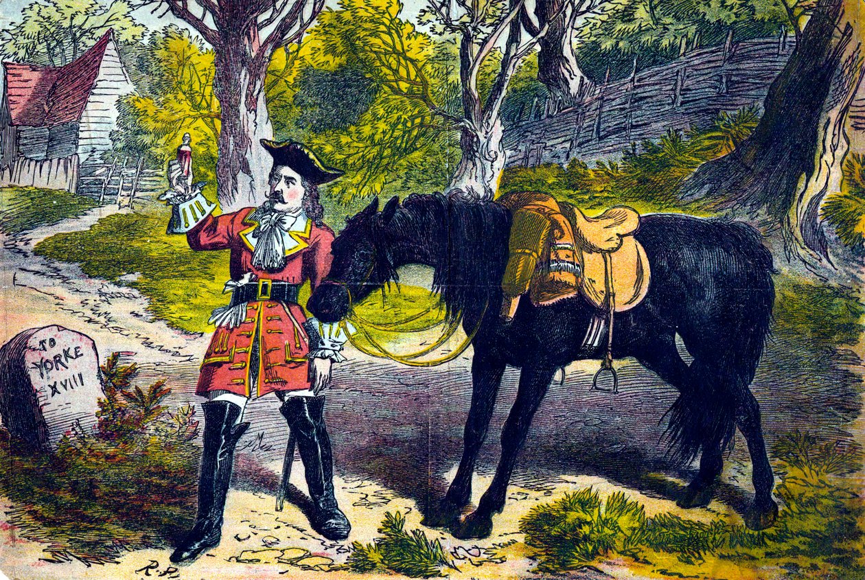 Dick Turpin 1706-1739, englischer Räuber und Straßenräuber von Unbekannt