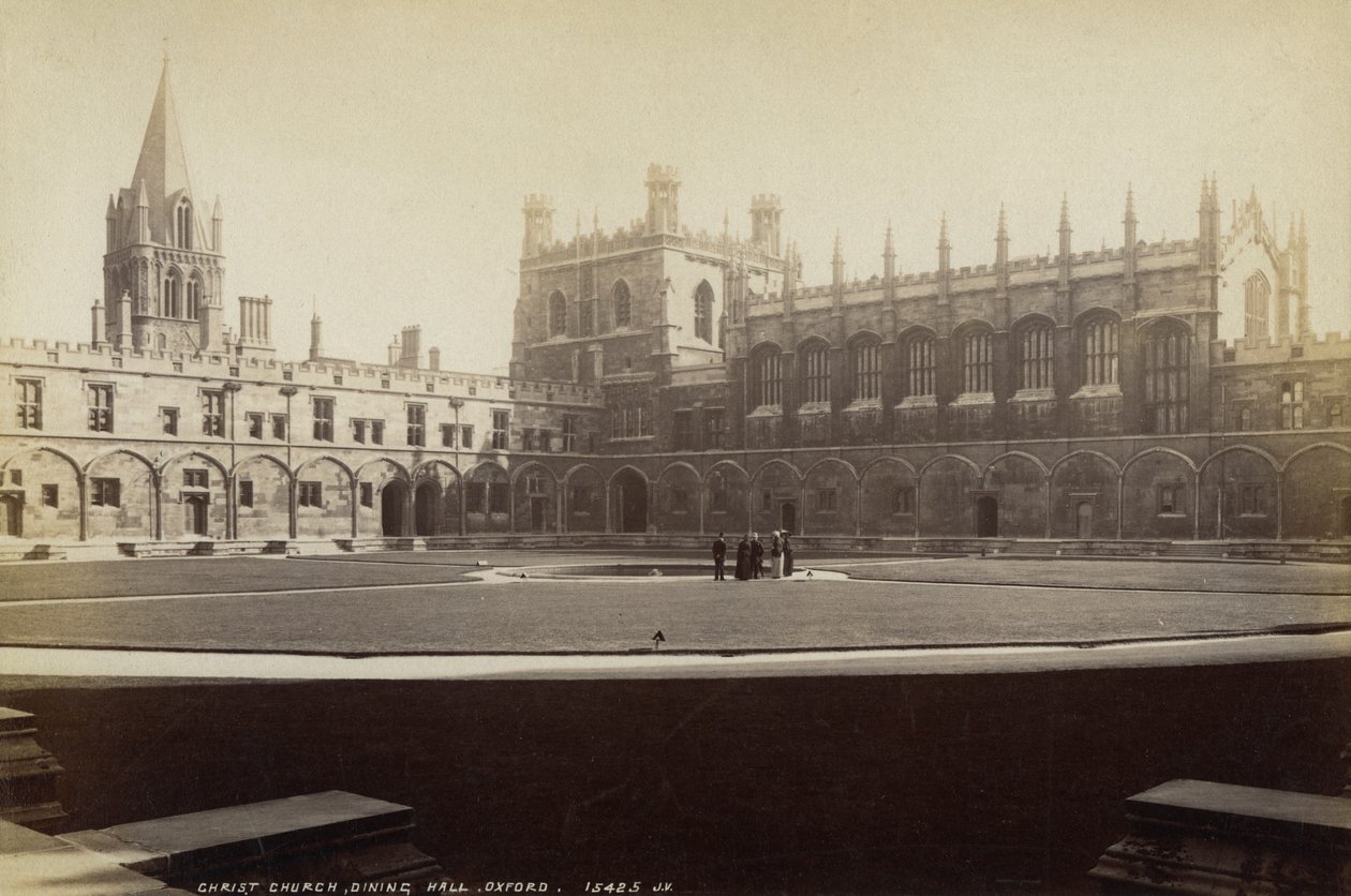 Speisesaal, Christ Church College, Oxford, Oxfordshire, spätes 19. oder frühes 20. Jahrhundert von Unbekannt