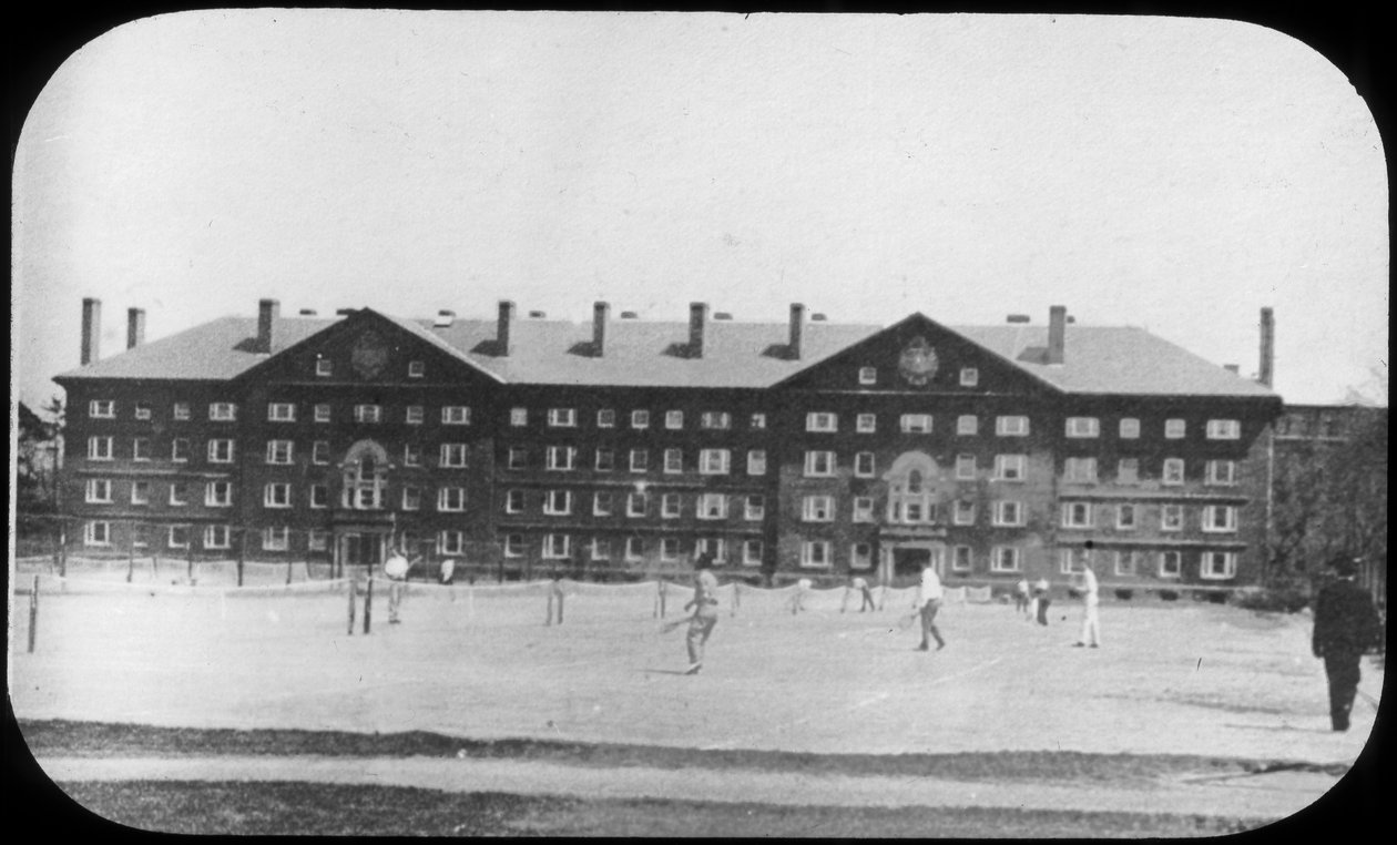 Schlafsaalgebäude, Harvard University, Massachusetts, USA, spätes 19. oder frühes 20. Jahrhundert von Unbekannt