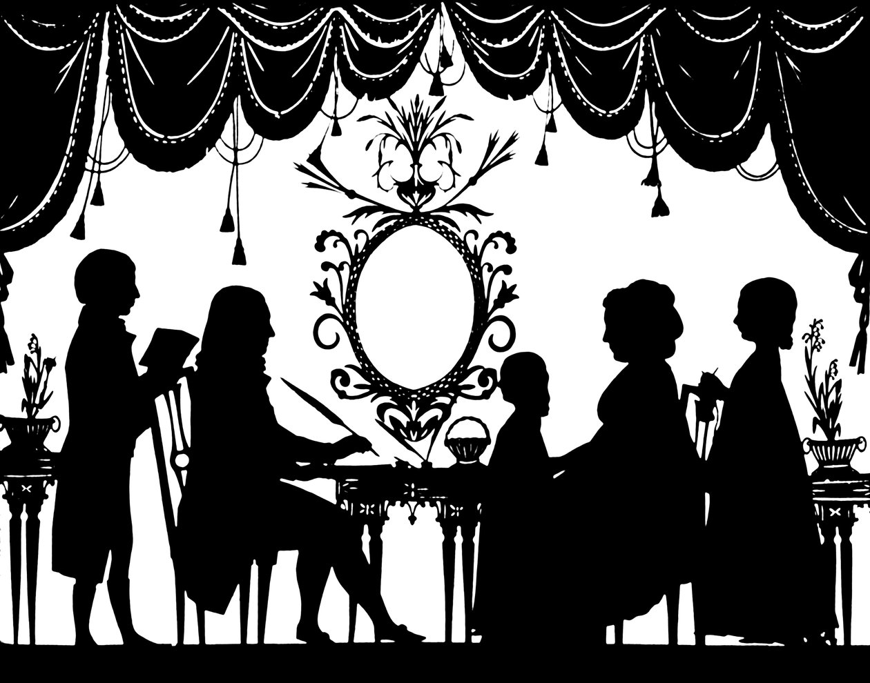 Dr. Charles Burneys Familie, 1912 von Unbekannt