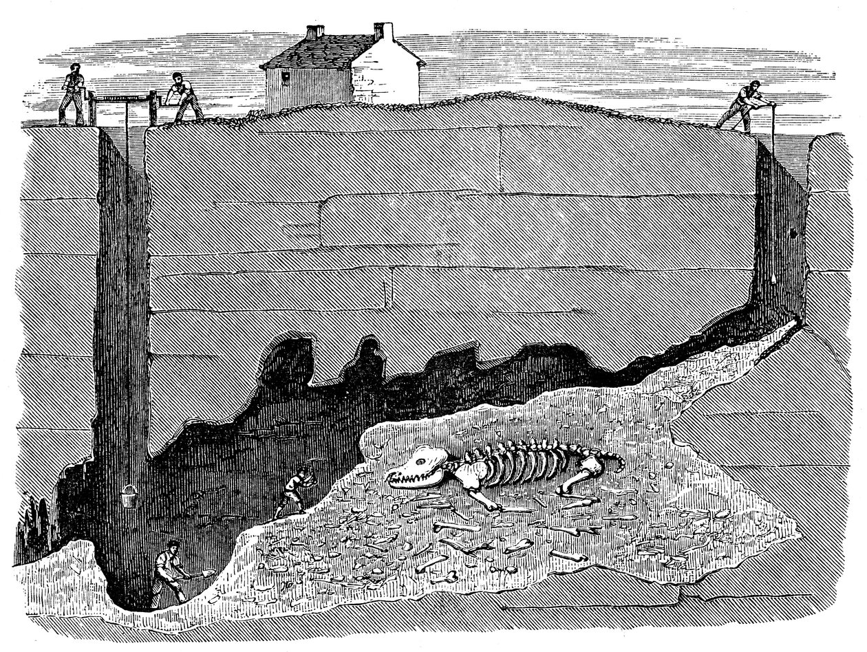 Dream Lead Mine, bei Wirksworth, Derbyshire, 1881 von Unbekannt