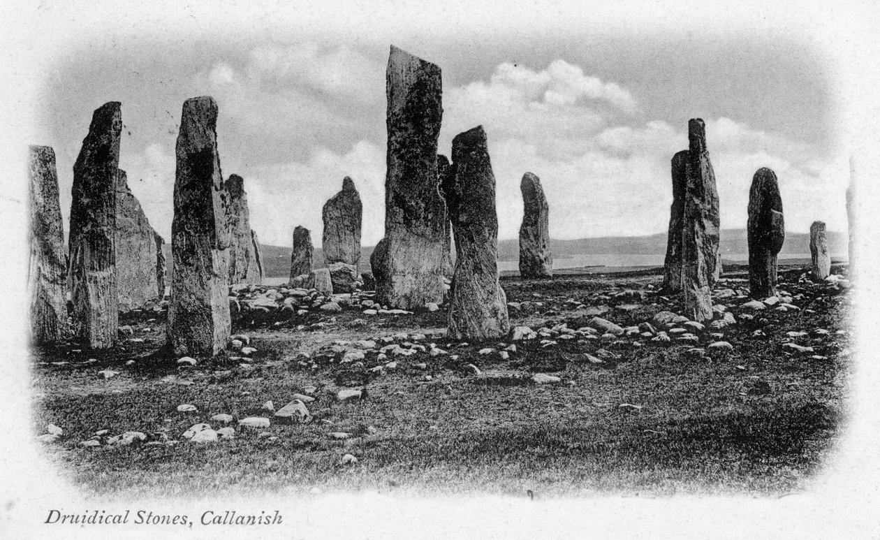 Druidische Steine, Callanish, Isle of Lewis, Äußere Hebriden, Schottland, 1902 von Unbekannt
