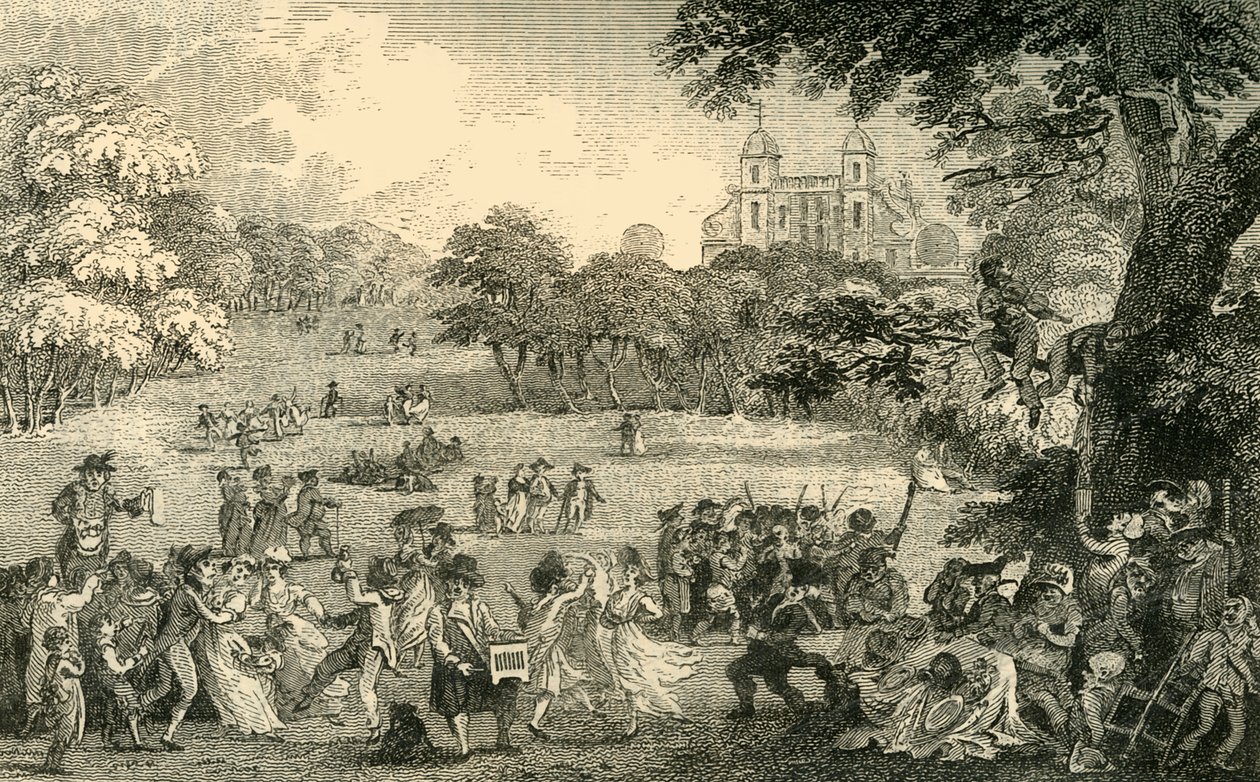 Ostermontag im Greenwich Park von Unbekannt