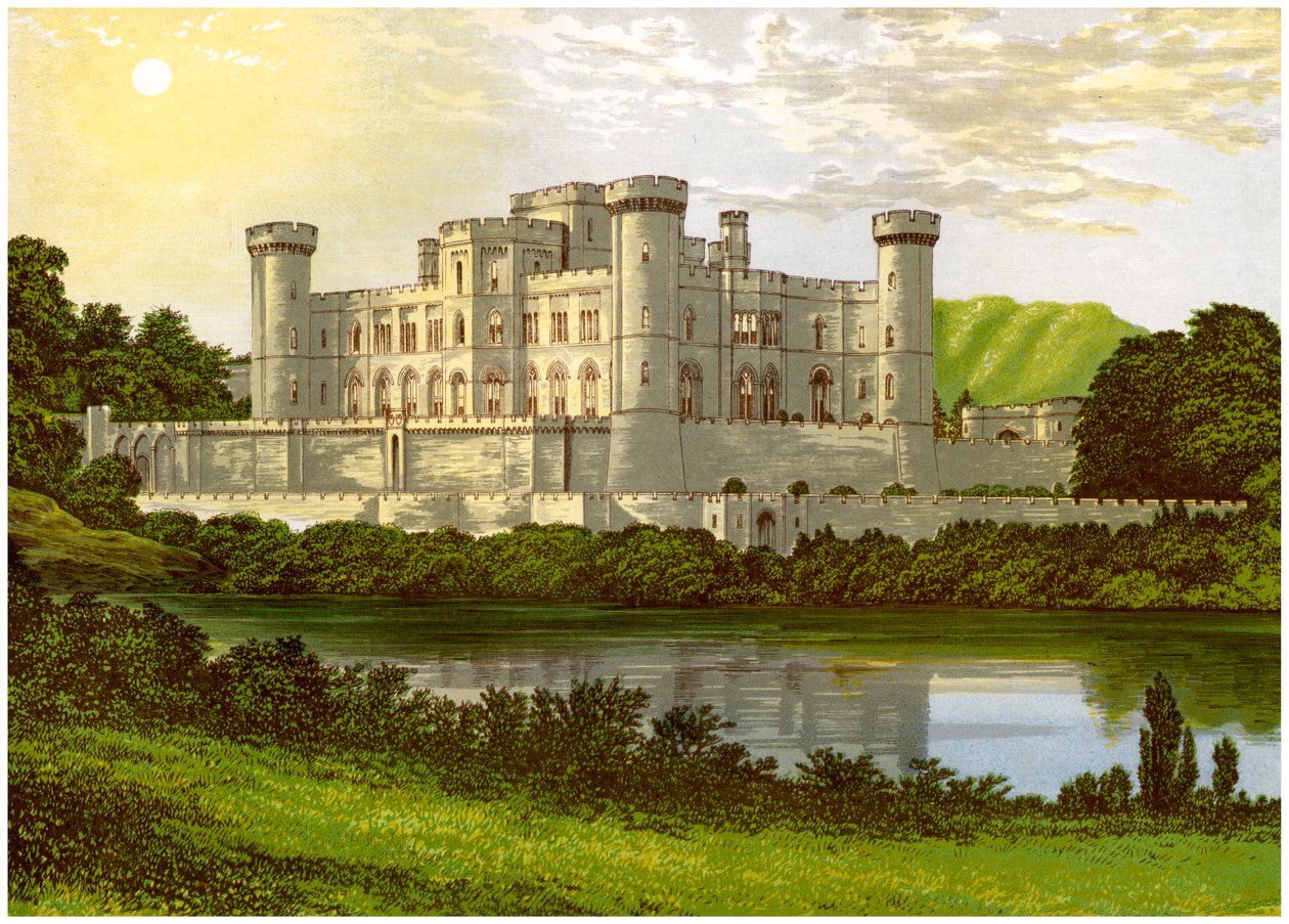 Eastnor Castle, Herefordshire, Heim von Earl Somers, ca. 1880 von Unbekannt