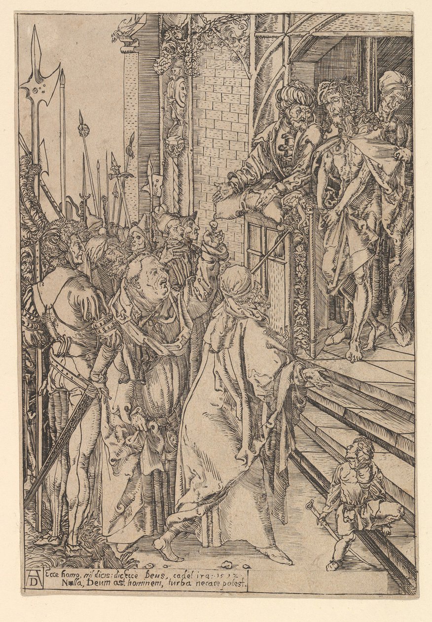 Ecce Homo, Rückseitige Kopie von Unbekannt