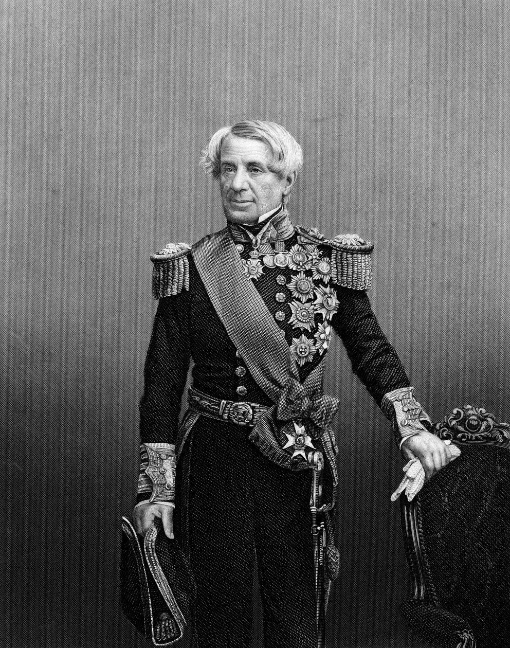 Edmund Lyons, 1. Baron Lyons, britischer Marinekommandant, ca. 1860 von Unbekannt