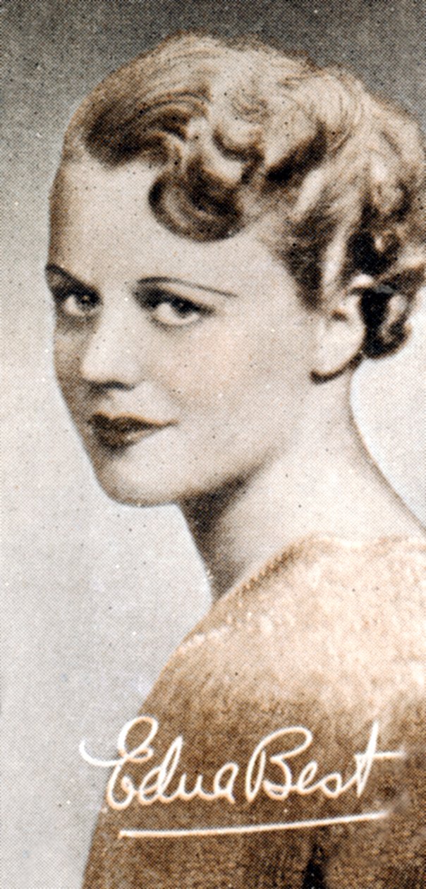 Edna Best, britische Bühnen- und Filmschauspielerin von Unbekannt